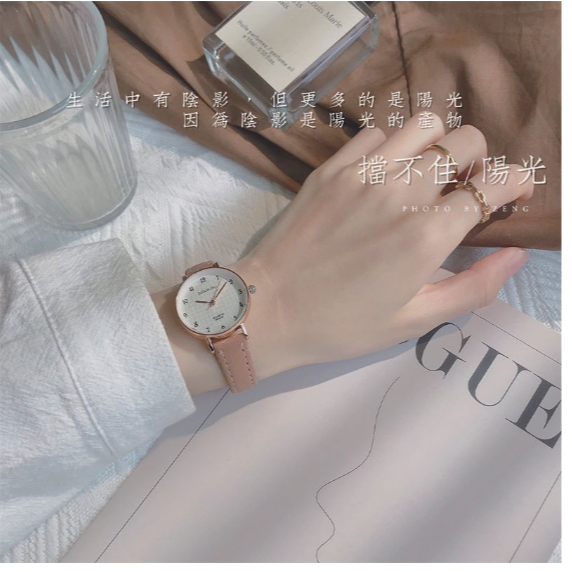 小而美-手表女款學生簡約氣質初高中女生韓版簡約復古ins小眾森系學院風-細節圖3