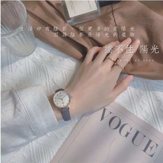 小而美-手表女款學生簡約氣質初高中女生韓版簡約復古ins小眾森系學院風-細節圖6