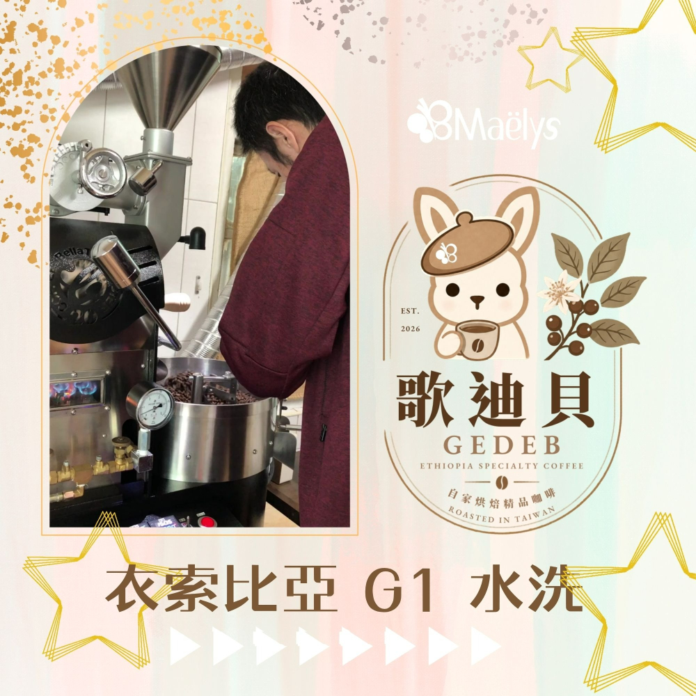 Maelys【歌迪貝Gedeb】衣索比亞 耶加雪菲 沃卡 奇奇雷 G1 水洗｜柑橘・白桃・荔枝｜淺中焙｜精品單品咖啡豆-細節圖8