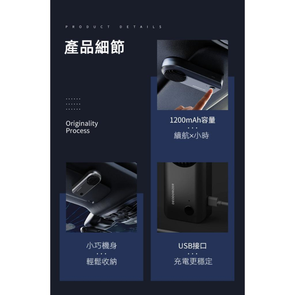 汽車空氣清淨機 車用空氣淨化器 免耗材 自動關機 汽車異味去除 迷你除味器 汽車臭氧去味 汽車空氣淨化器 車用空氣清淨機-細節圖7