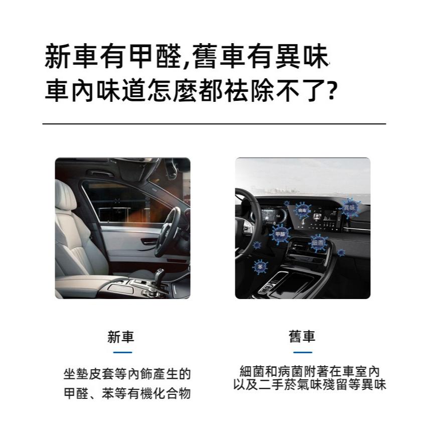 汽車空氣清淨機 車用空氣淨化器 免耗材 自動關機 汽車異味去除 迷你除味器 汽車臭氧去味 汽車空氣淨化器 車用空氣清淨機-細節圖8