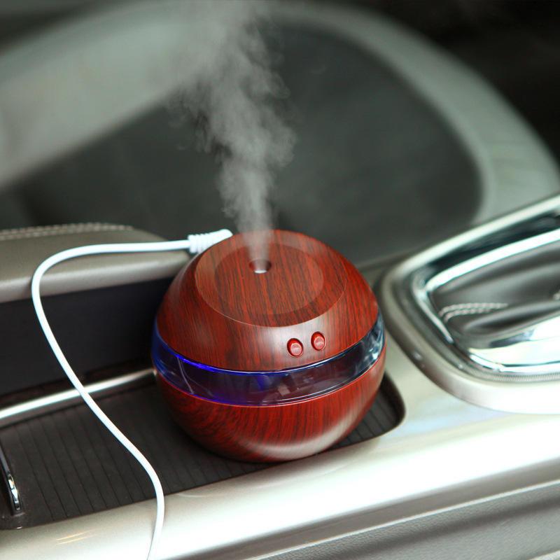 木紋香薰機 車用加濕器 汽車香薰機 迷你香薰機 車用香薰機 汽車加濕器 汽車香水 車用香水 香氛噴霧機 水氧機 霧化機-細節圖2