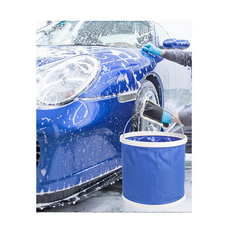 汽車折疊水桶 11L 折疊洗車水桶 車用水桶 可擕式多功能水桶 收納水桶 洗車水桶 便攜水桶 洗車 水桶 露營 釣魚桶-細節圖3