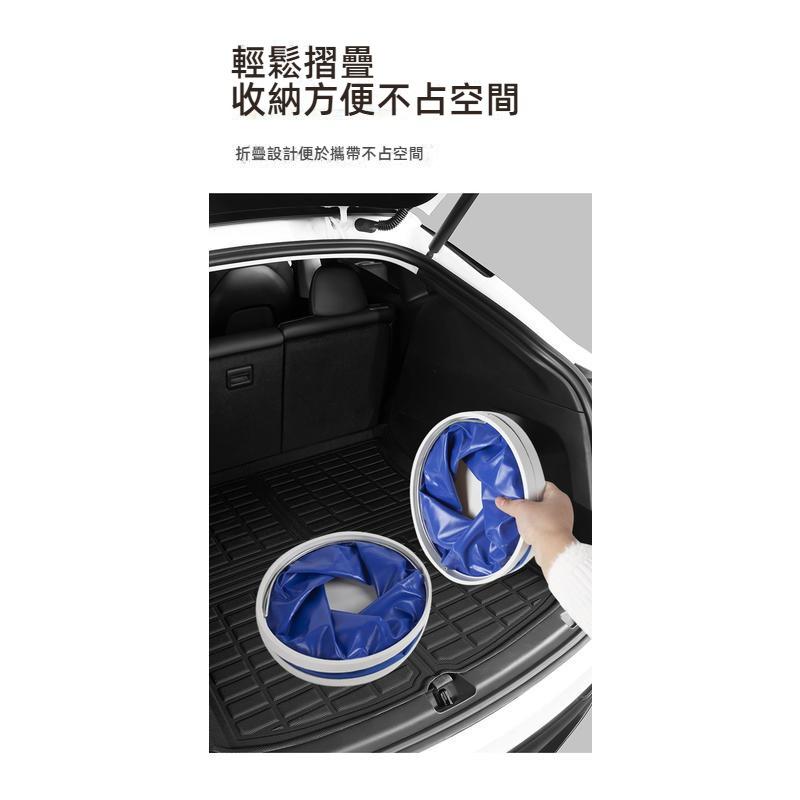 汽車折疊水桶 11L 折疊洗車水桶 車用水桶 可擕式多功能水桶 收納水桶 洗車水桶 便攜水桶 洗車 水桶 露營 釣魚桶-細節圖6