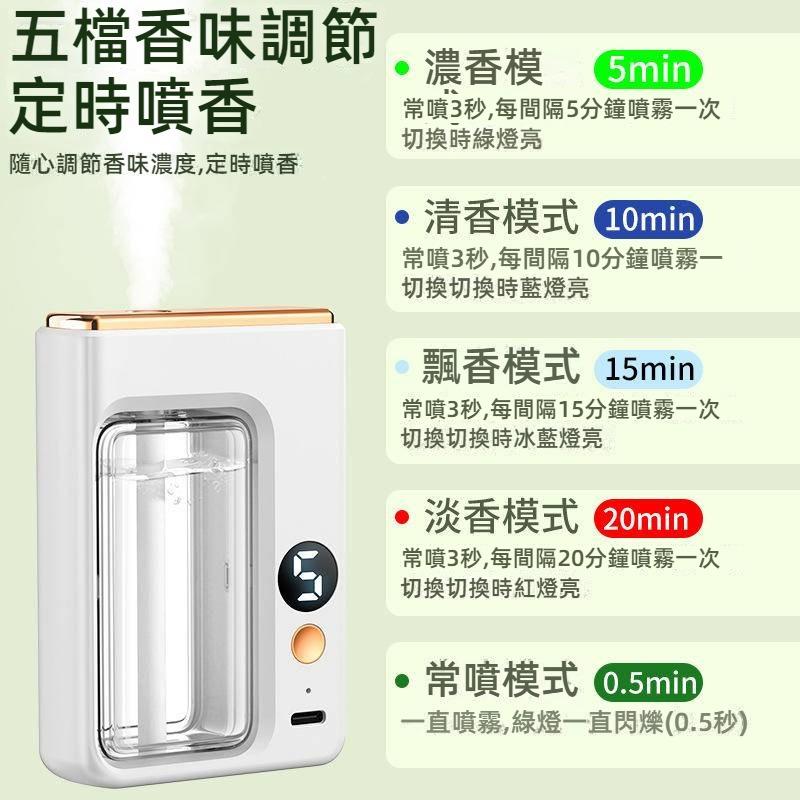 智能自動香薰機 自動噴香機 臥室廁所辦公室可用 噴霧香薰機 擴香機 家用精油加濕器 精油香薰機 噴霧機 香氛機 擴香機-細節圖8