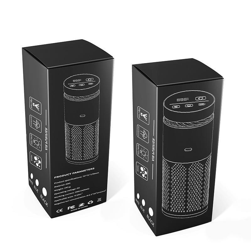 汽車空氣清淨機 觸控款 車用空氣淨化器 除甲醛異味 PM2.5 汽車空氣淨化器 空氣淨化器 淨化機 負離子清淨機 清淨機-細節圖9