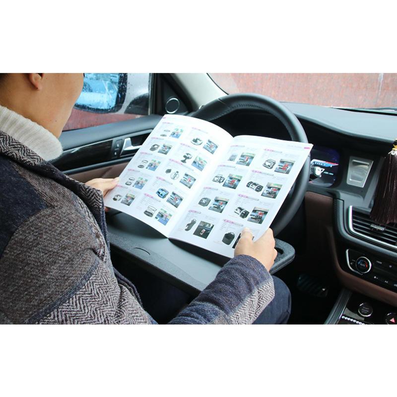 汽車筆電桌 汽車方向盤餐盤 車用餐桌 方向盤餐桌 汽車餐桌 汽車桌板 車用餐盤 車用筆電本支架  汽車餐盤 小桌板-細節圖3