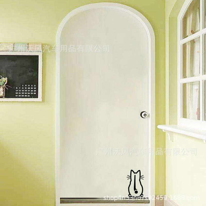 汽車貼紙 小貓背影貼紙 汽車後窗玻璃車尾貼花 後窗玻璃貼 車用貼紙 汽車玻璃貼 後雨刷貼紙 貓咪車貼 雨刷貼 車身貼-細節圖4