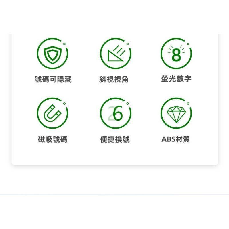 隱藏式 臨時停車牌 停車號碼牌 臨停車牌 夜光停車牌 汽車臨停 號碼牌 停車電話 汽車停車牌 臨時停車號碼牌 停車牌-細節圖9