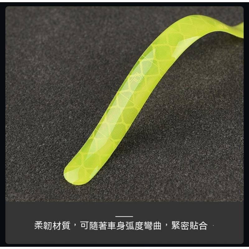 （免運）汽車輪胎反光貼 汽車輪轂反光貼 夜間更安全 輪胎警示貼條 汽車貼紙 機車輪胎反光貼 汽車輪胎螢光貼 車用反光貼-細節圖6