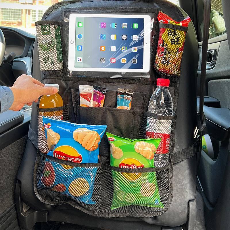 汽車收納袋 汽車椅背收納袋 椅背袋 椅背收納袋 汽車用品 10L大容量 車用多功能座椅置物袋 汽車椅背收納袋 車用置物袋-細節圖3