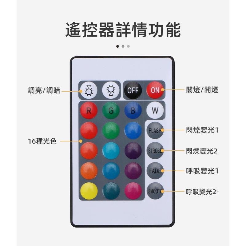 變色觸控小夜燈 玫瑰氛圍燈 16色+觸控+遙控 LED小夜燈 床頭燈 充插電兩用 氣氛燈 露營燈 房間氣氛燈 交換禮物-細節圖9