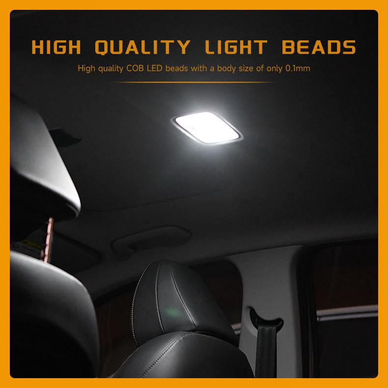 汽車室內燈 T10雙尖頭 遙控七彩LED閱讀燈 12V 5050燈珠 汽車閱讀燈 LED室內燈 車頂燈 車廂燈 車內燈-細節圖7