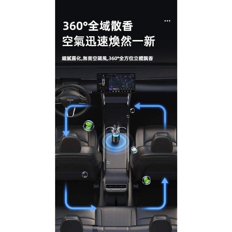雲霧香薰機 智能汽車香薰機 三色氛圍燈 隨車啟動 霧化噴霧加濕器 車用香薰機 車用香水 汽車香水 汽車香氛機 車內除臭-細節圖7