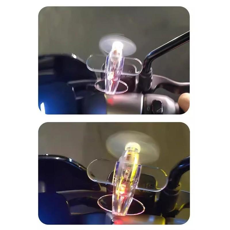 風力發電小飛機氛圍燈 汽車安全警示燈 LED安全警示燈 機車警示燈 腳踏車警示燈 摩托車警示燈 單車警示燈 汽車裝飾-細節圖8