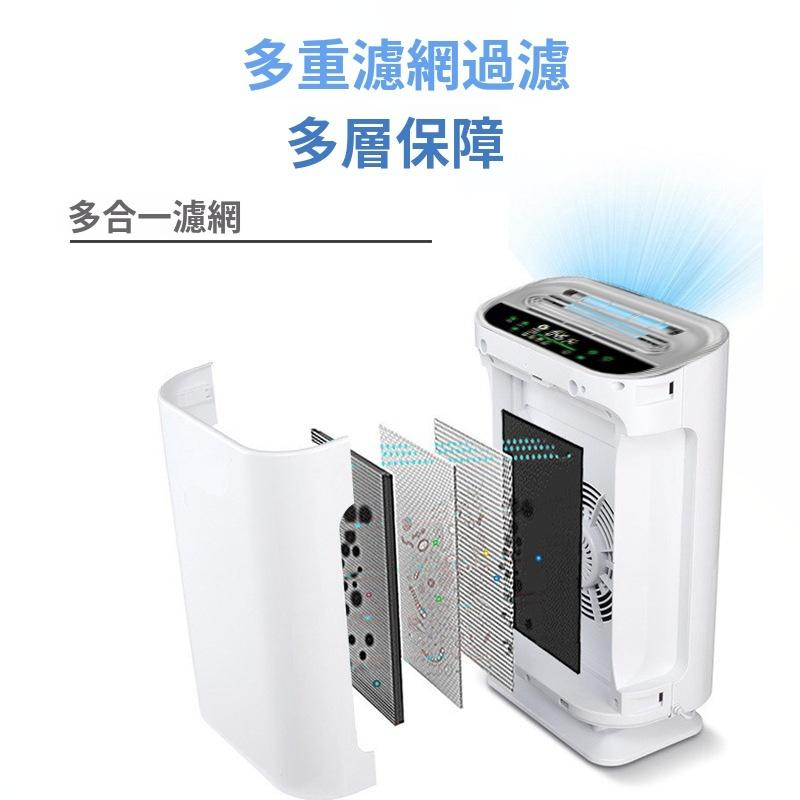 空氣清淨機 UV紫外線殺菌 負離子除臭 空氣淨化器 適用9坪內 PM2.5強效濾除 室內除甲醛 除煙除塵-細節圖5