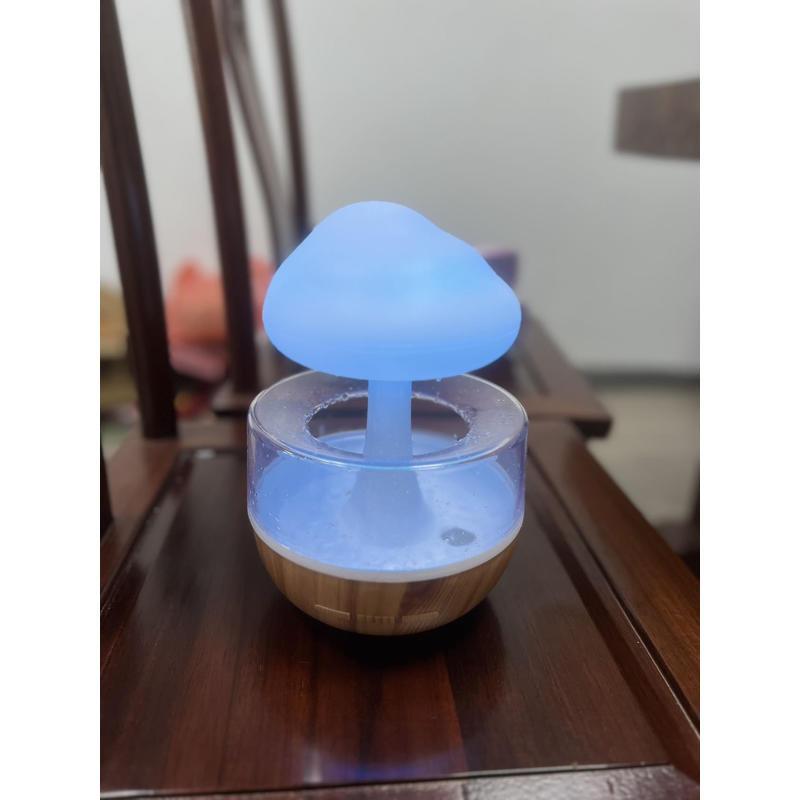 七彩氛圍雲朵加濕器 模擬水滴聲 助眠神器 夜燈香薰機 雨滴水氧機 空氣加濕機 香氛噴霧 香氛機 加濕器 薰香機 小夜燈-細節圖5