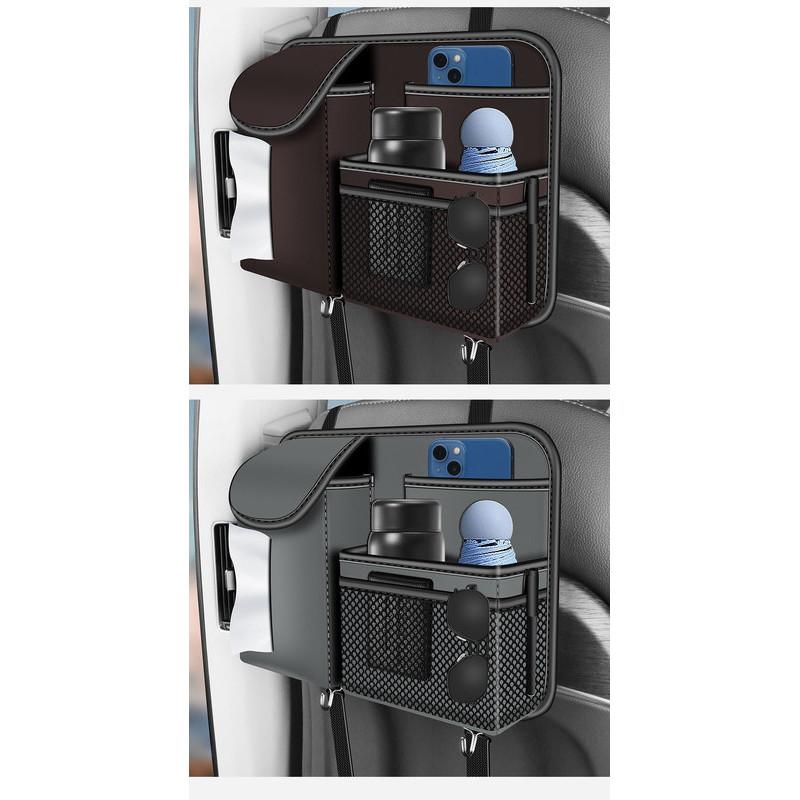汽車收納袋 汽車椅背收納袋 汽車置物袋 車用置物袋 多功能掛袋 車內置物袋 車內必備 車內收納神器 車用多功能收納袋-細節圖4
