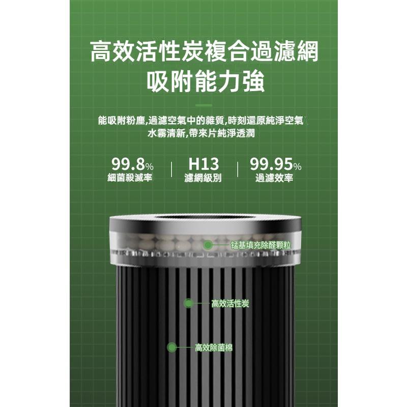 車用空氣淨化器 汽車空氣清淨機 七彩氣氛燈 車家兩用 負離子空氣淨化機 USB車內除煙淨化器 汽車空氣淨化器 汽車香薰-細節圖4