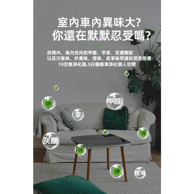 車用空氣淨化器 汽車空氣清淨機 七彩氣氛燈 車家兩用 負離子空氣淨化機 USB車內除煙淨化器 汽車空氣淨化器 汽車香薰-細節圖8