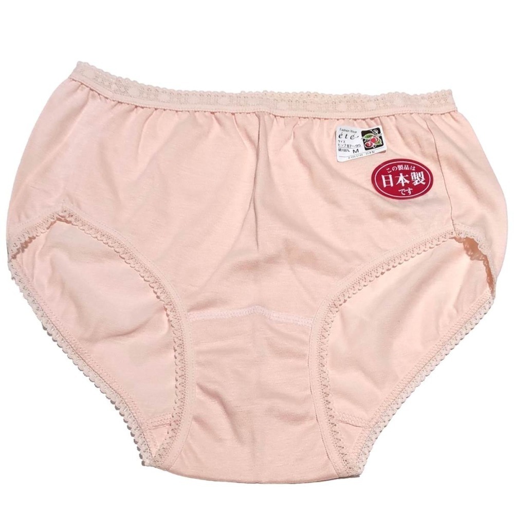 [限時特價]日本製 100%純棉內褲 女內褲 高腰 蕾絲 內褲-細節圖4
