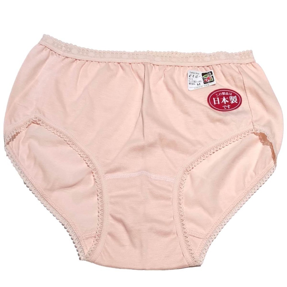 [限時特價]日本製 100%純棉內褲 女內褲 高腰 蕾絲 內褲-規格圖6