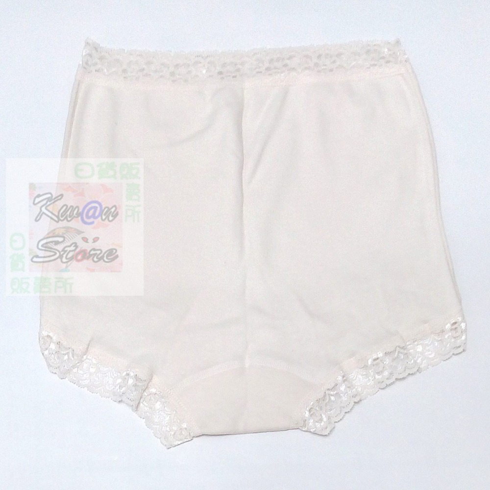 [促銷]日本製 女內褲 100%純棉無負擔 蕾絲內褲~兩色可選-細節圖4