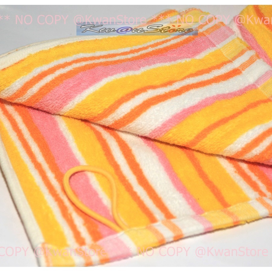 [限時優惠]日本製 泉州 乾髮巾 擦頭巾 擦髮巾 頭髮包巾 毛巾 伸縮性好吸水快乾 附橡皮筋超便利-細節圖2