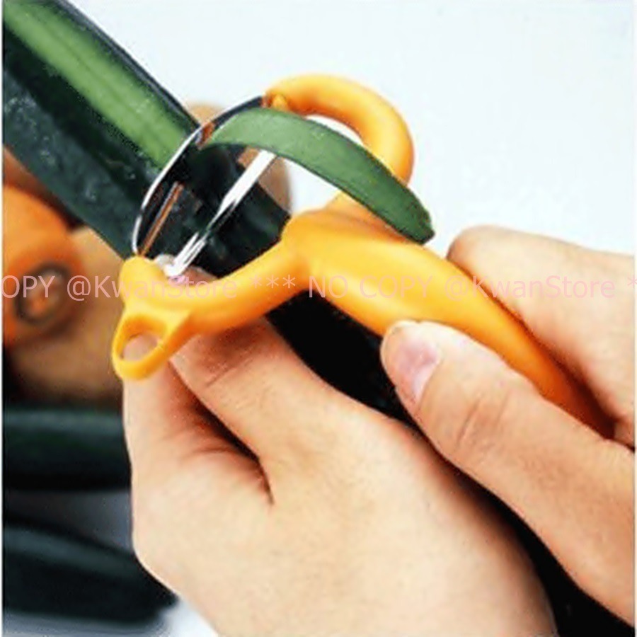日本製 Suncraft 削皮器 刮皮刀 削皮刀 不鏽鋼削皮刀~特殊設計果皮不會黏在刨刀上~不鏽鋼削皮器~兩色可選-細節圖2