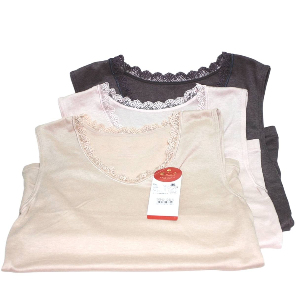 [早鳥促銷]日本製 東洋紡 女衛生衣背心 發熱衣背心 吸濕發熱 發熱背心 保暖背心-細節圖2