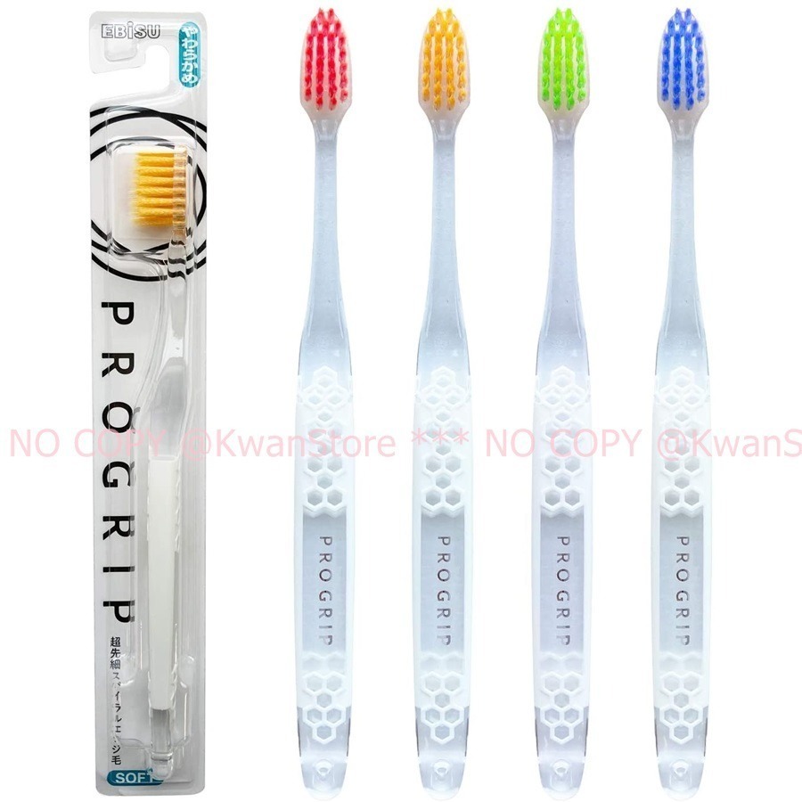 [1支]日本製 EBiSU 惠百施 6角型超纖細牙刷 軟毛~兩種不同刷毛~顏色隨機出貨喔E-B8057S-細節圖2