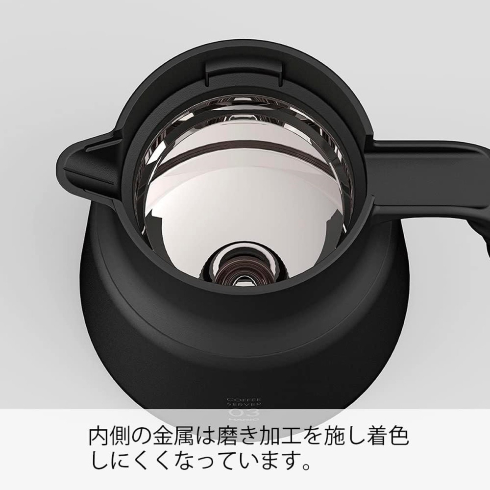 日本進口 Hario V60咖啡壺 不鏽鋼保溫壺 保溫瓶 真空斷熱-細節圖2