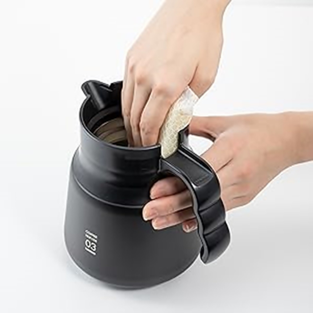 日本進口 Hario V60咖啡壺 不鏽鋼保溫壺 保溫瓶 真空斷熱-細節圖7