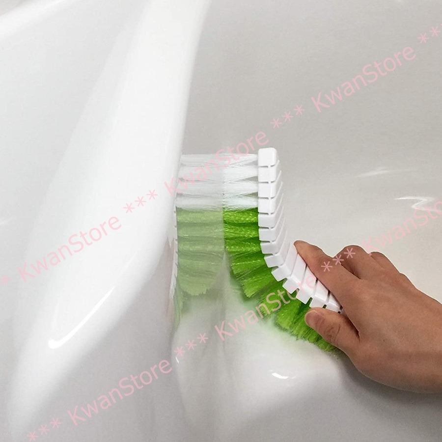日本製 東和 可彎曲浴室刷 磁磚刷 清潔刷子 浴缸刷 轉角彎處易清潔-細節圖3