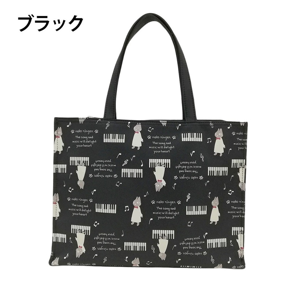 日本進口 可愛貓手提袋 手提包 橫式/直式-規格圖7