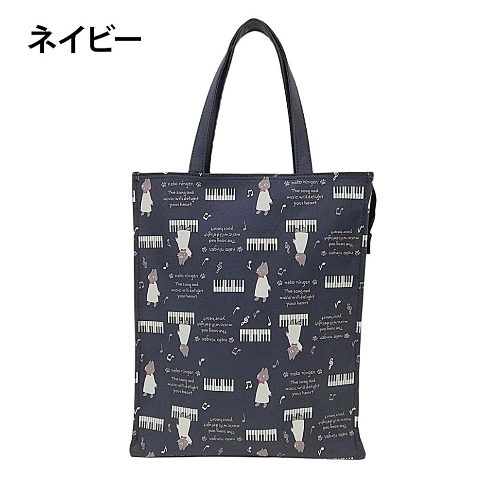 日本進口 可愛貓手提袋 手提包 橫式/直式-規格圖7
