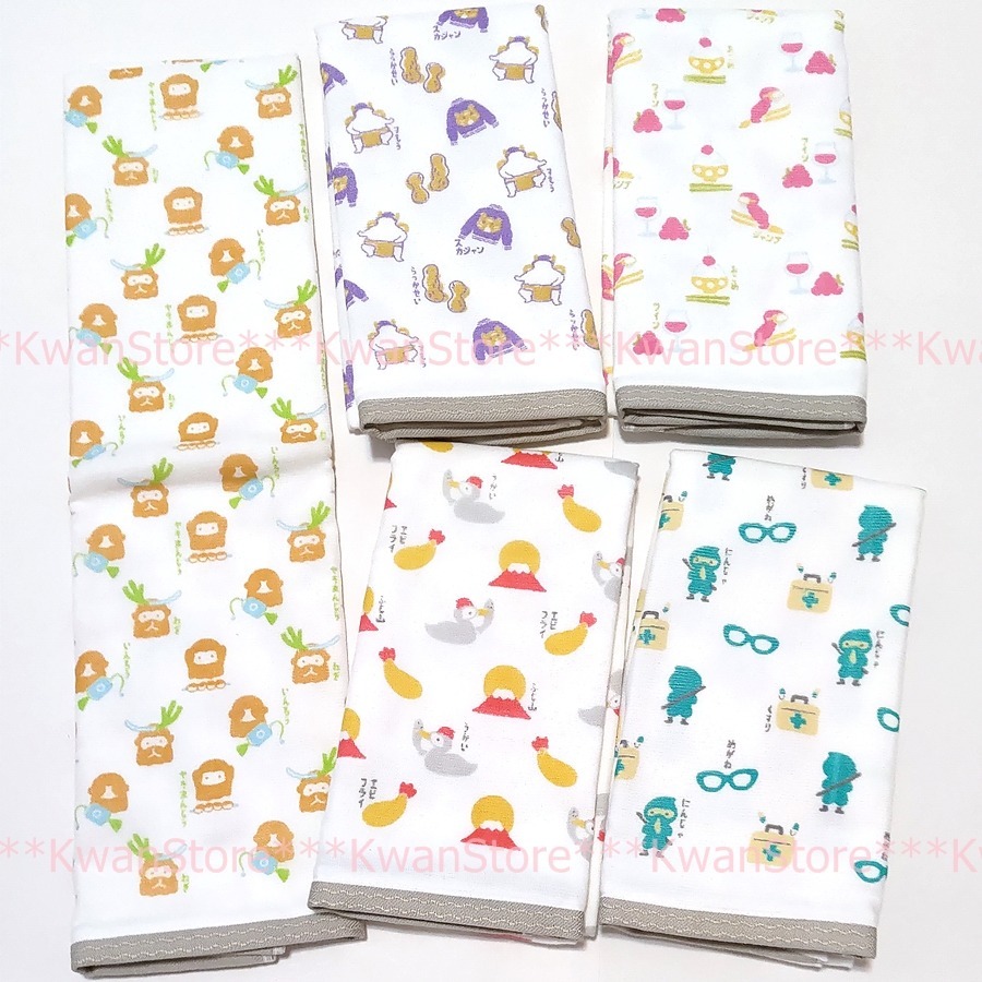 [日本全國名產地圖系列2]日本製 麻紗毛巾 長毛巾 嬰兒毛巾 手巾100%純棉-細節圖2