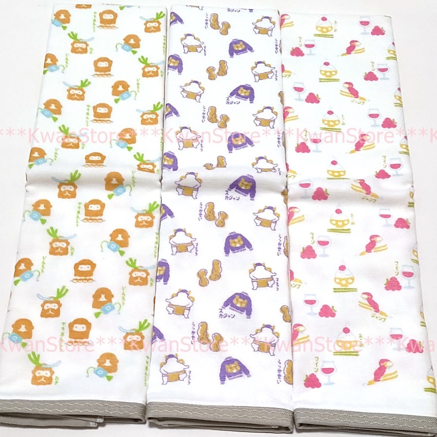 [日本全國名產地圖系列2]日本製 麻紗毛巾 長毛巾 嬰兒毛巾 手巾100%純棉-細節圖4