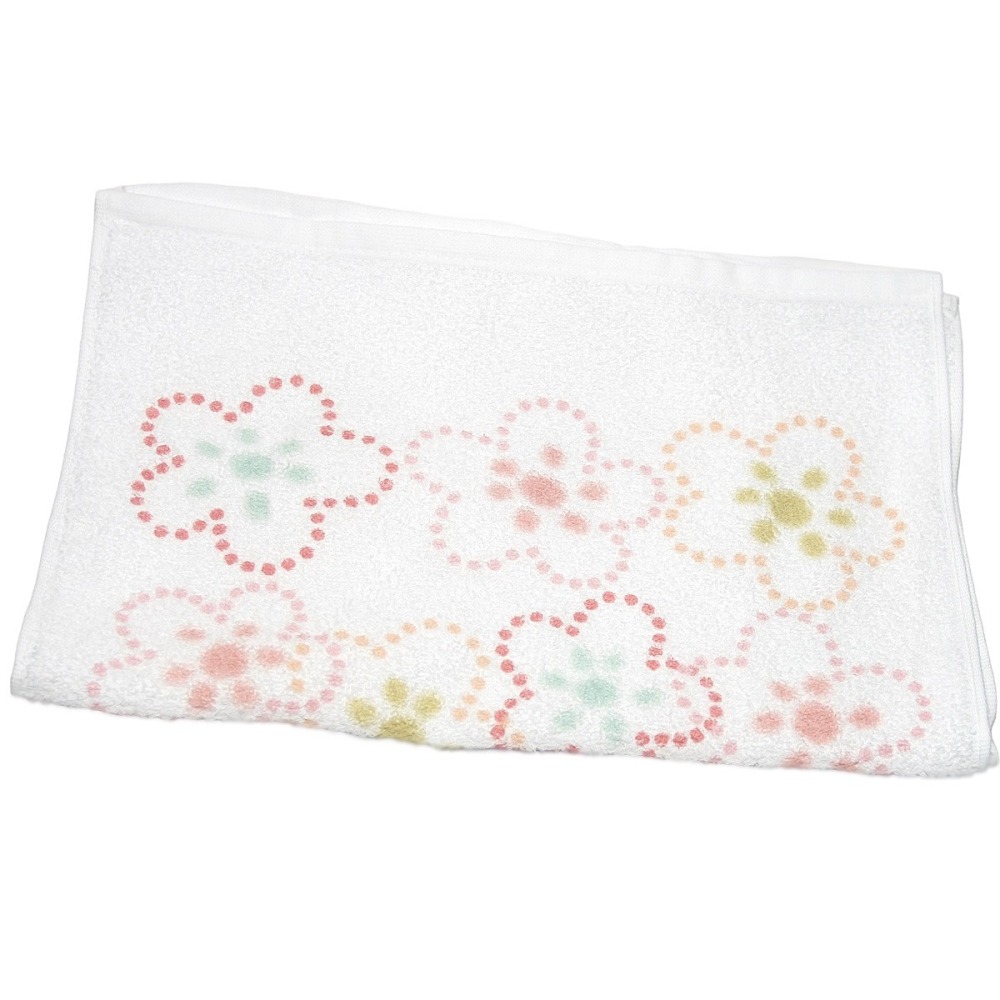 日本製 泉州毛巾 純棉方巾 毛巾 浴巾 輕薄超柔無負擔 吸水性強~梅花-細節圖7