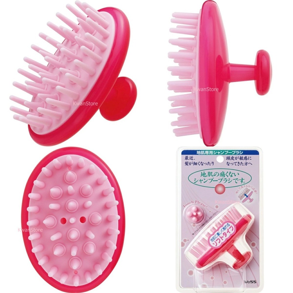 日本製 洗髮梳 洗髮刷 洗頭刷 洗頭梳 梳子 頭皮按摩 ~頭皮敏感 可使用喔-細節圖9