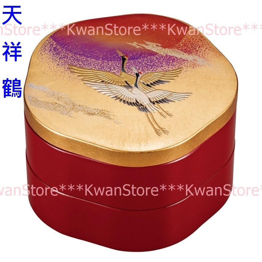 [年終促銷][15cm]日本製 金箔雙層花型糖果盒 果盒~結婚過年過節好看又實用-細節圖2