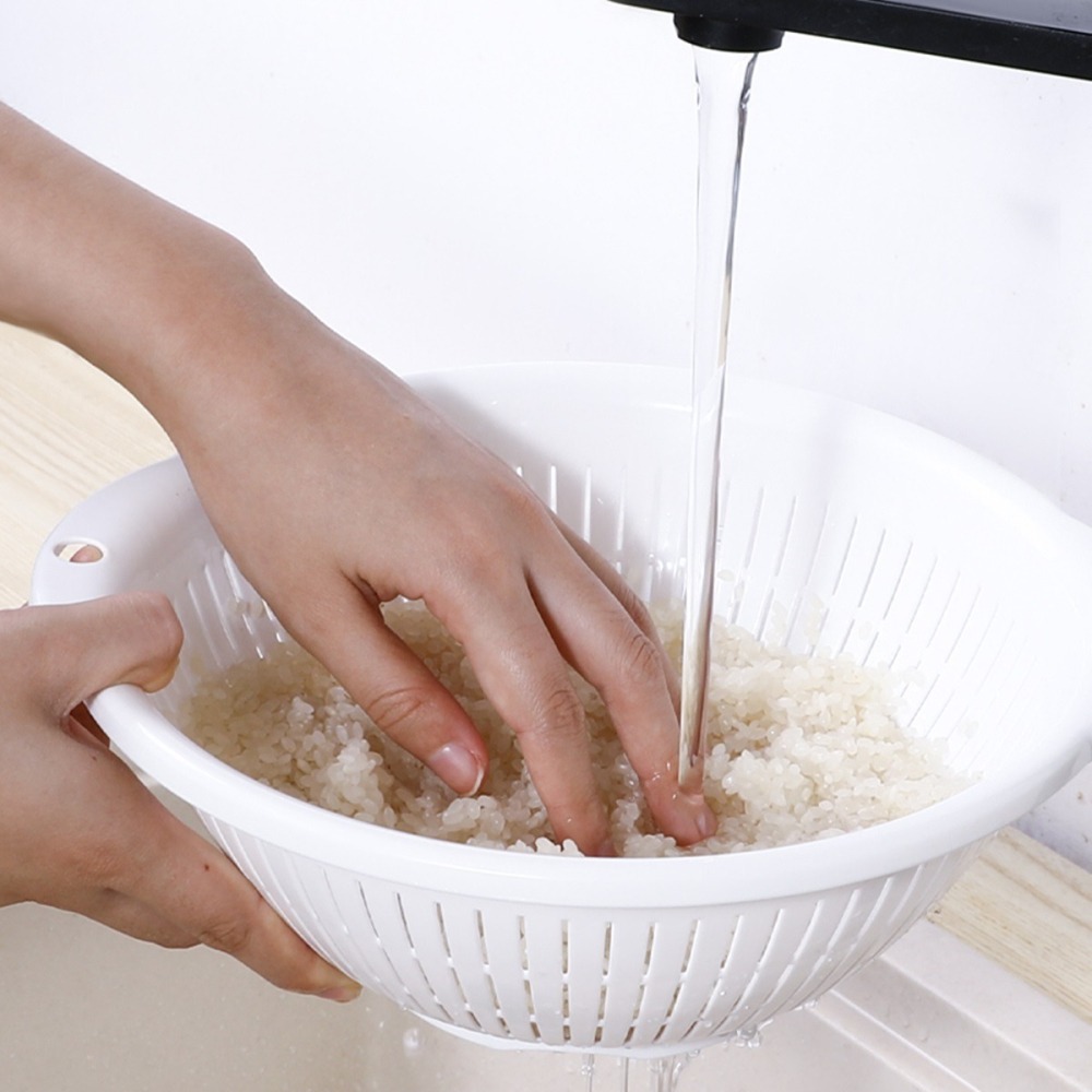 [24cm]日本製 Fresh洗菜籃洗菜盆組 瀝水籃洗筒組~洗蔬果洗菜-細節圖6