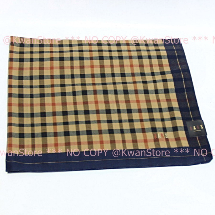 [經典系列] 日本製 DAKS經典 蘇格蘭格子 手帕 領巾 絲巾 方巾-規格圖9