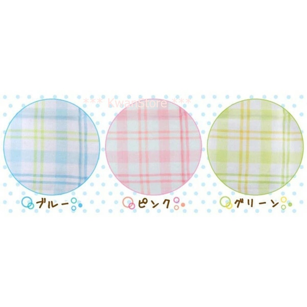 日本進口 格紋毛巾 麻紗毛巾 浴巾 方巾 嬰兒毛巾-細節圖8