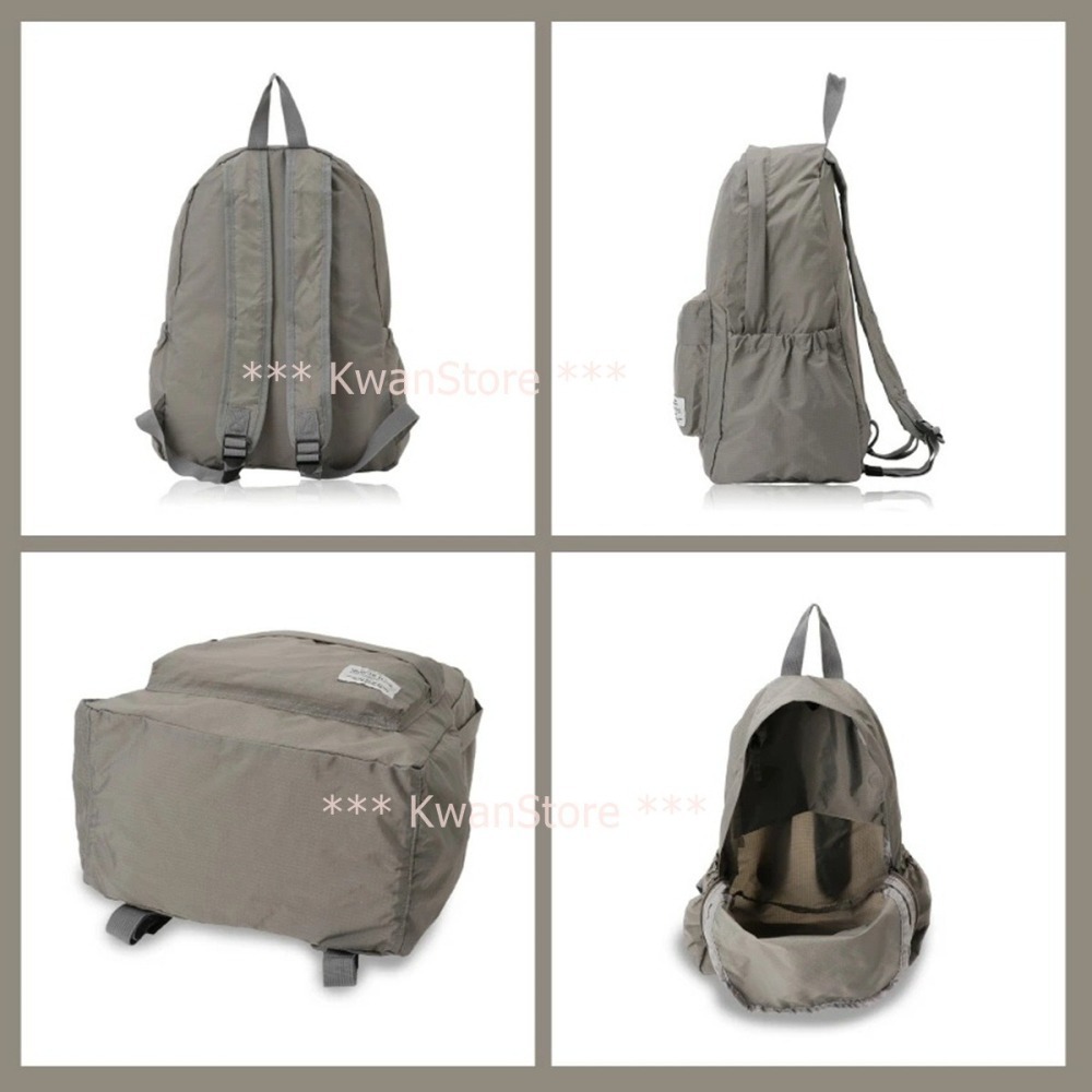 日本進口 優美社後背包 Packable&U 背包 BK GY G 可摺疊收納 旅行購物好方便-細節圖6