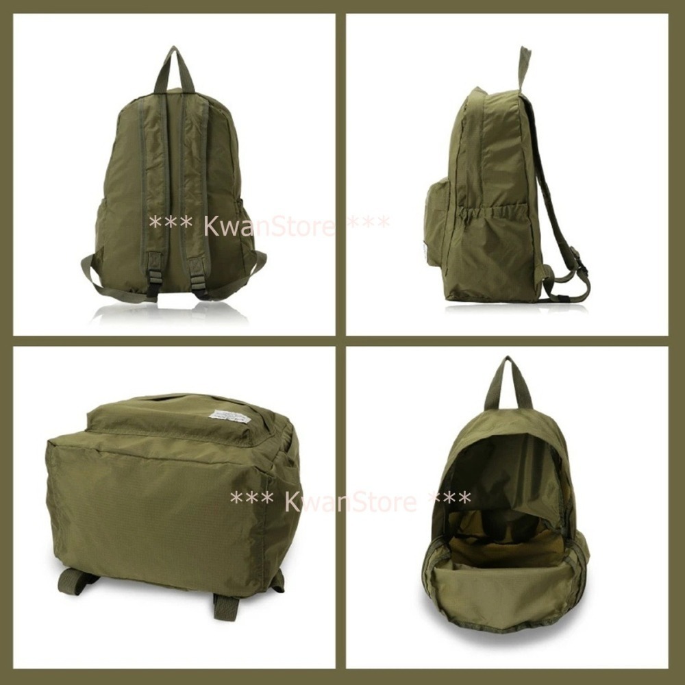 日本進口 優美社後背包 Packable&U 背包 BK GY G 可摺疊收納 旅行購物好方便-細節圖8