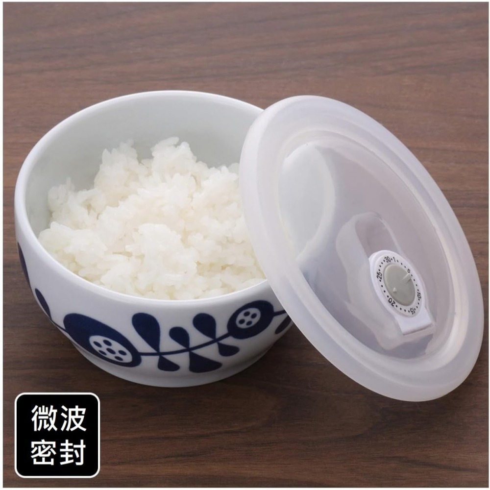 日本製 有田燒 微波保鮮盒 微波密封碗 微波碗 保鮮碗 密封 附蓋密封栓防止漏水異味 可設定保存期限-細節圖3