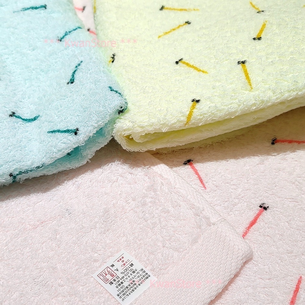 [特價]日本毛巾 泉州方巾 毛巾 浴巾 純棉製造 長毛巾 (彩色魚)-細節圖2