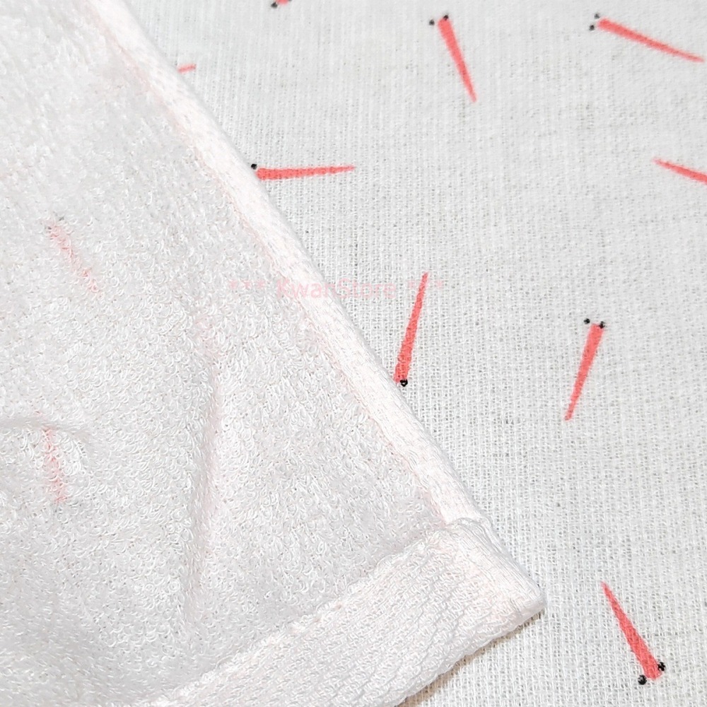 [特價]日本製 毛巾 泉州毛巾 方巾 麻紗毛巾 純棉製造 長毛巾 (小魚)-細節圖3