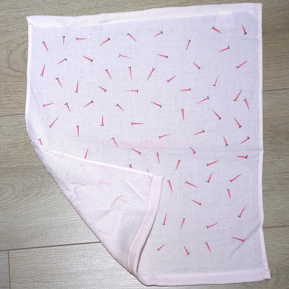 [特價]日本製 毛巾 泉州毛巾 方巾 麻紗毛巾 純棉製造 長毛巾 (小魚)-細節圖4